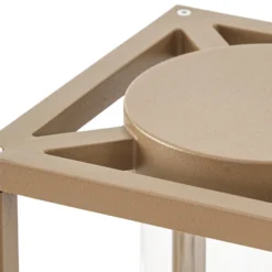 Lucande Wegeleuchte Ferda, 100 cm, braun, IP44