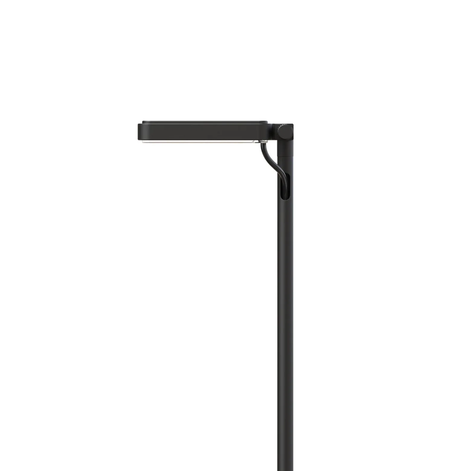 Luceplan LED-Wegelampe Flia, 180cm hoch, schwarz, Kunststoff