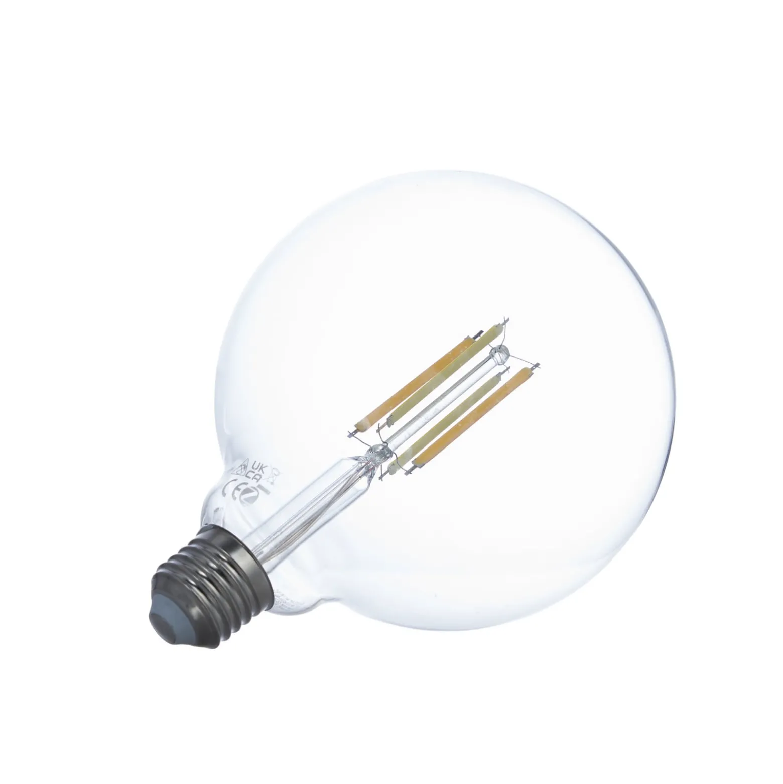 LUUMR LED-Leuchtmittel, E27 G125 7W, klar, smart