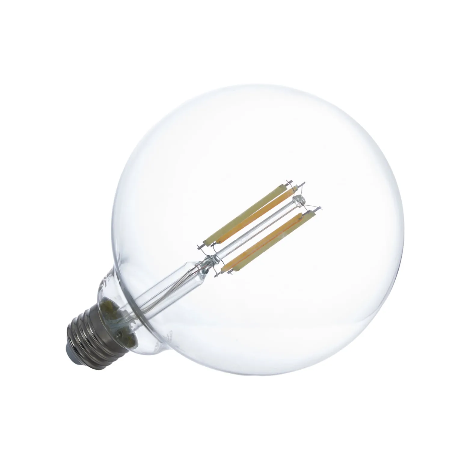 LUUMR LED-Leuchtmittel, E27 G125 7W, klar, smart