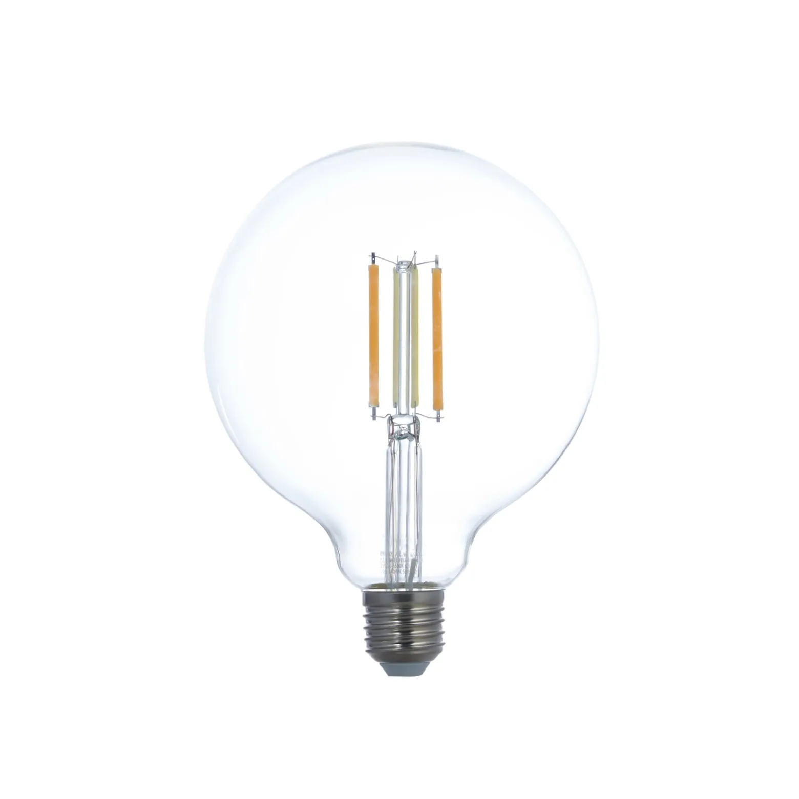 LUUMR LED-Leuchtmittel, E27 G125 7W, klar, smart