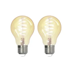 LUUMR Smart E27 4,9W ZigBee Tuya Hue amber 2er-Set