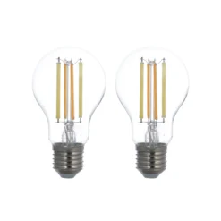 LUUMR Smart LED E27 A60 7W ZigBee Tuya Hue 2er-Set