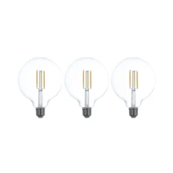 LUUMR Smart LED E27 G125 7W ZigBee Tuya Hue 3er-Set