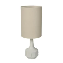 MARKET SET Tischlampe Jimmy, weiß/beigefarben, Höhe 83 cm