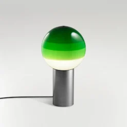 MARSET Dipping Light M Tischlampe grün/grafit