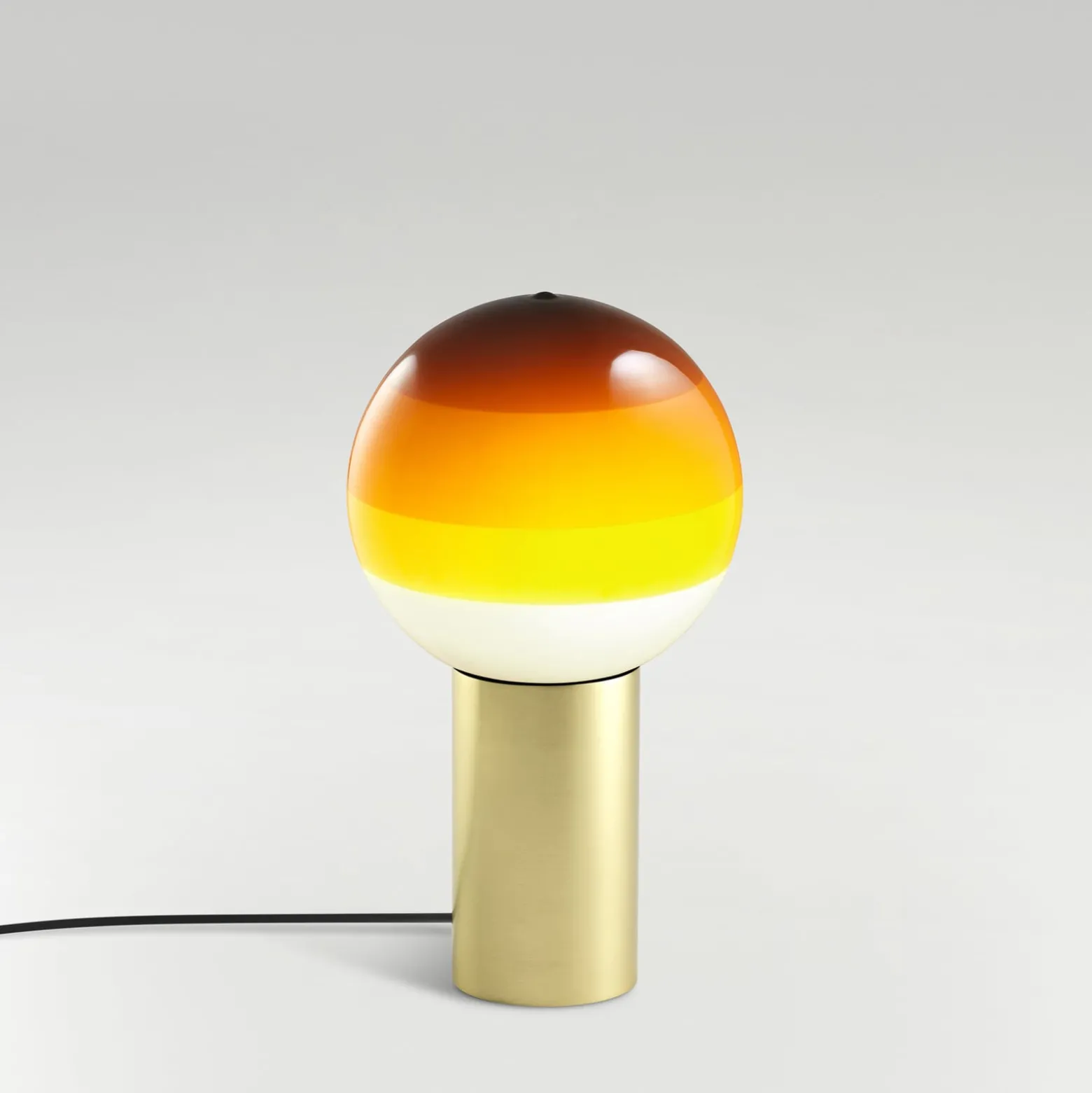 MARSET Tischlampe Dipping Light S, bernstein/messing