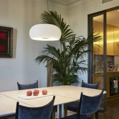 MARSET Vetra LED-Hängeleuchte, Ø 43 cm, weiß