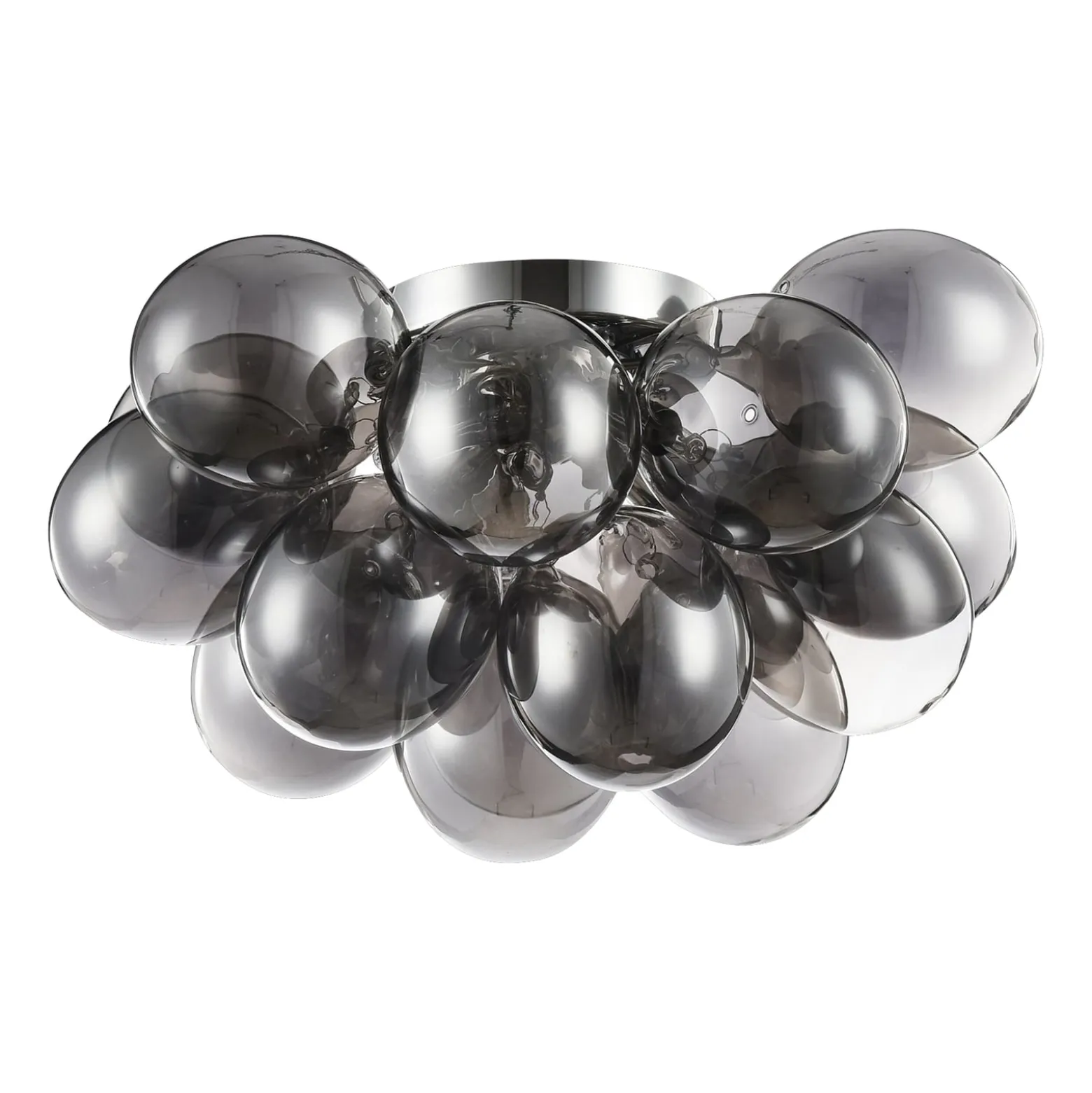 Maytoni Balbo Deckenleuchte Glas nickel/rauch