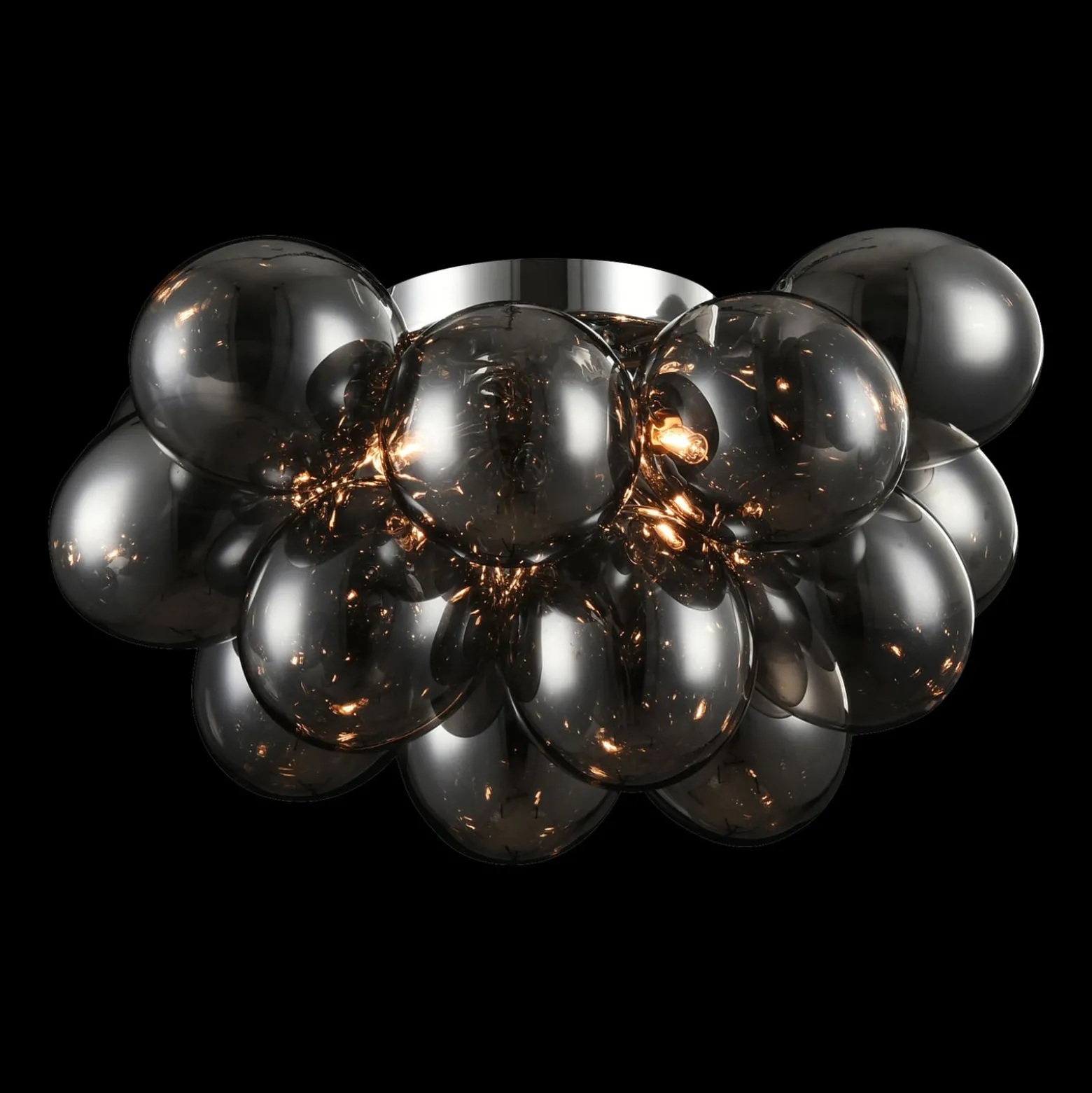 Maytoni Balbo Deckenleuchte Glas nickel/rauch