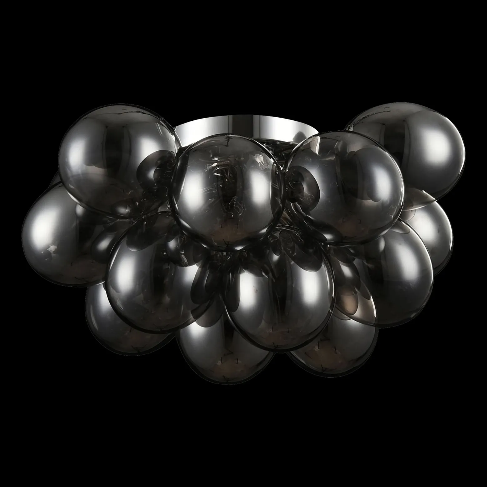 Maytoni Balbo Deckenleuchte Glas nickel/rauch