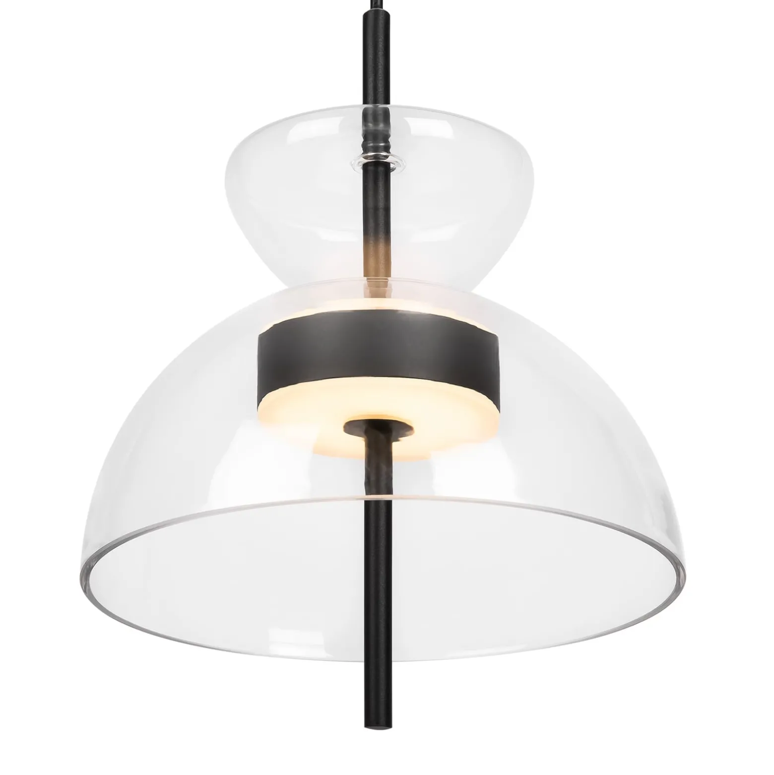 Maytoni Bangkok, Trommelform, klar, Ø 25 cm, Glas