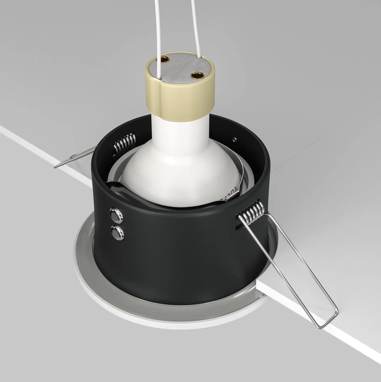 Maytoni Deckeneinbauleuchte Zoom weiß Ø 8,5 cm Alu IP65 GU10