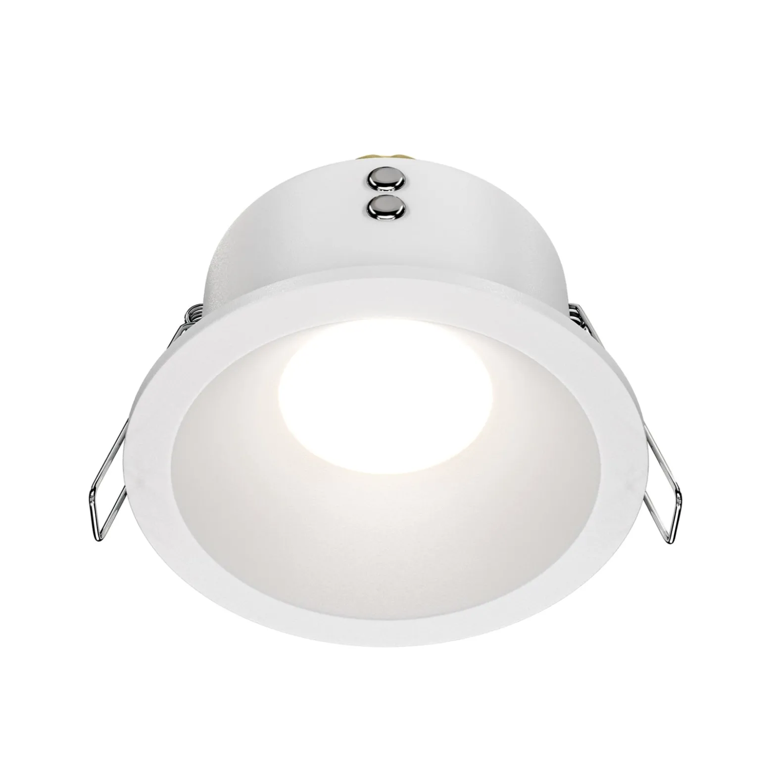 Maytoni Deckeneinbauleuchte Zoom weiß Ø 8,5 cm Alu IP65 GU10