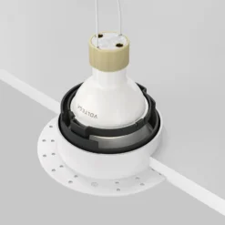 Maytoni Einbauleuchte Share, weiß/weiß, Ø 10,2 cm, Alu, GU10