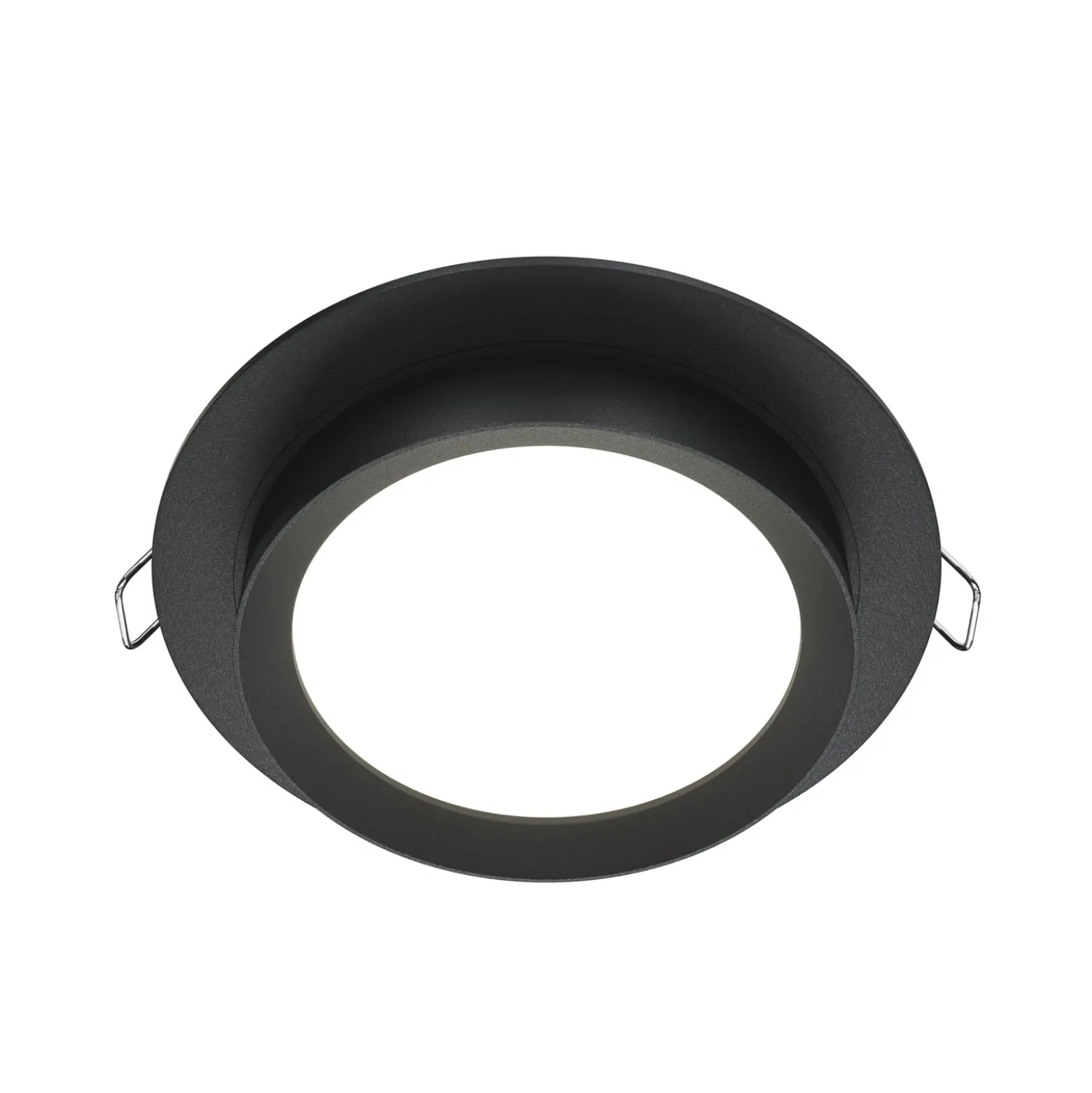 Maytoni Hoop Einbauleuchte, rund, schwarz
