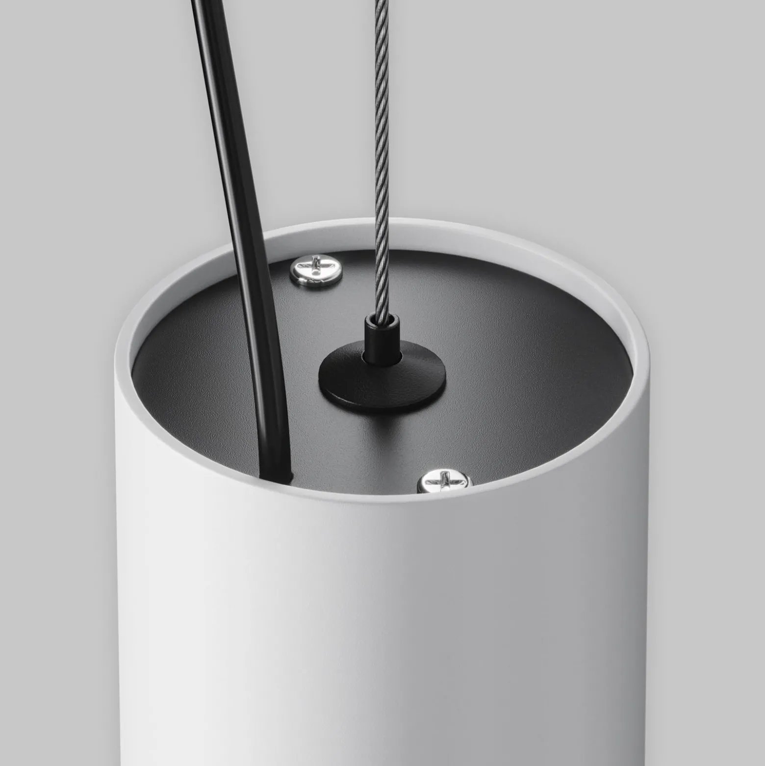 Maytoni LED-Hängeleuchte Efir, weiß, Ø 7,5 cm, 15 W, 38°