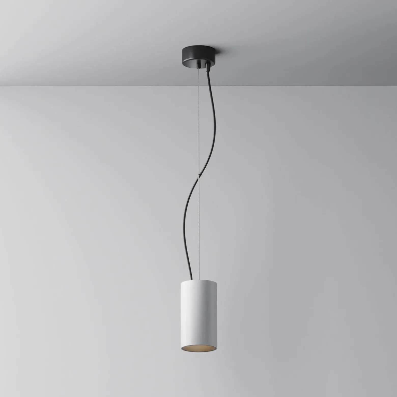 Maytoni LED-Hängeleuchte Efir, weiß, Ø 7,5 cm, 15 W, 38°