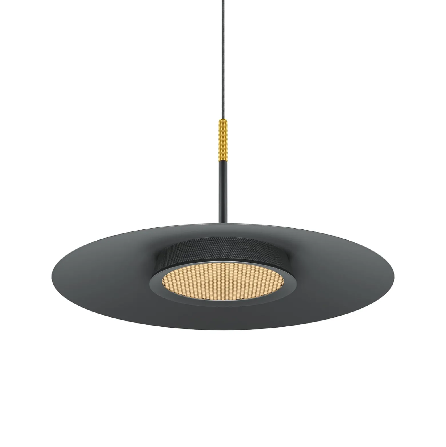 Maytoni LED-Hängeleuchte El, Ø 35 cm, schwarz, Aluminium