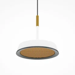Maytoni LED-Hängeleuchte El, Ø 15,3 cm, weiß, Aluminium