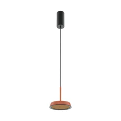 Maytoni LED-Hängeleuchte El, Ø 15,3 cm, orange, Aluminium