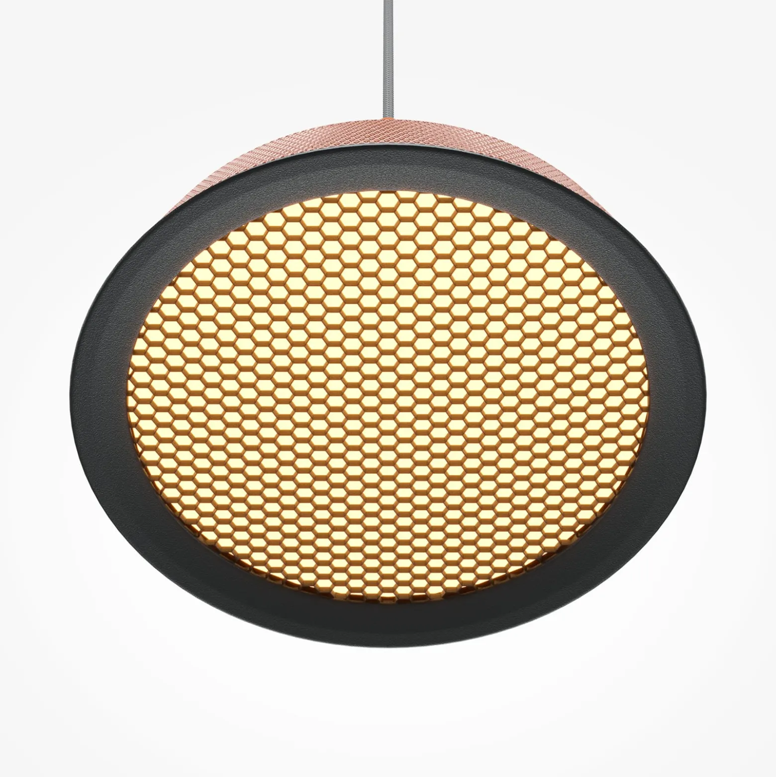 Maytoni LED-Hängeleuchte El, Ø 15,3 cm, orange, Aluminium