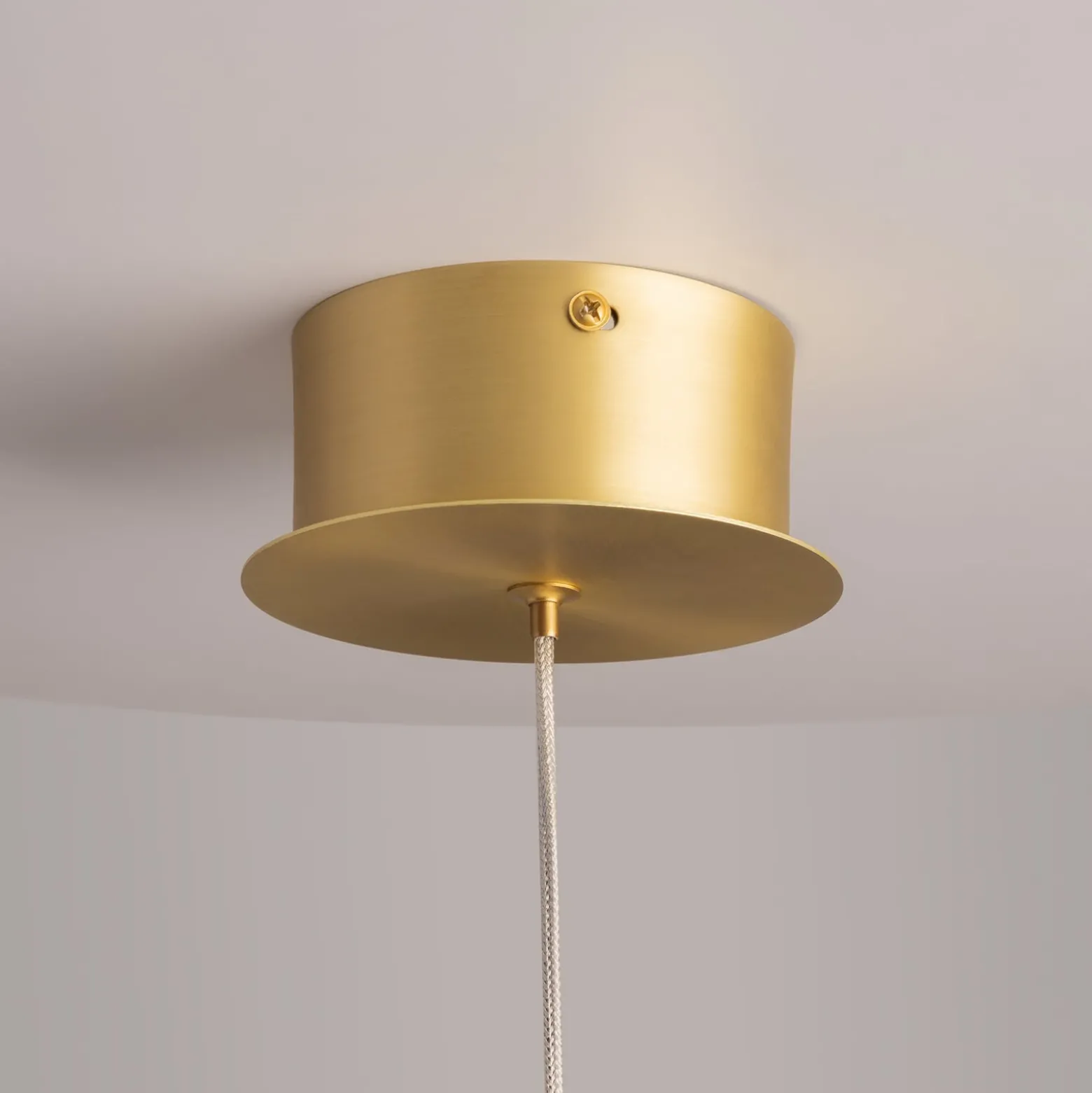 Maytoni LED-Hängeleuchte Splash, rauchgrau, Ø 20 cm, Glas