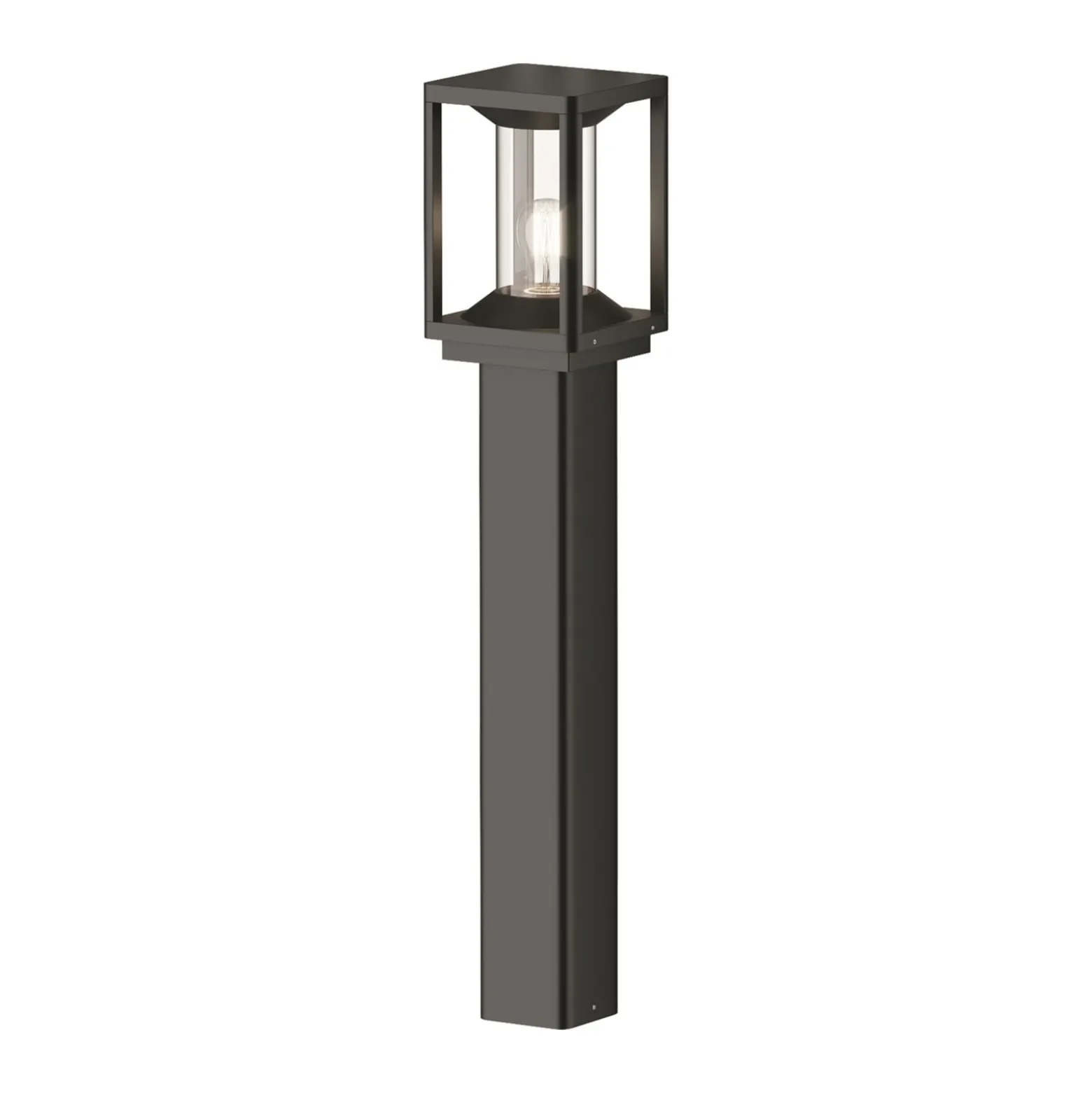 Maytoni Wegeleuchte Cell, graphit, Alu, Höhe 75 cm, IP54