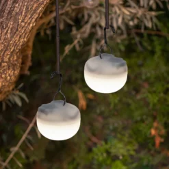 Newgarden Cherry Mini LED-Akkulampe 3er-Set weiß