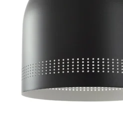 NOLA Hängeleuchte Oura, Ø 25 cm, schwarz, Eisen, E27