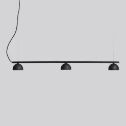 Northern Blush LED-Hängeleuchte, 3-flg., schwarz