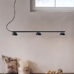 Northern Blush LED-Hängeleuchte, 3-flg., schwarz