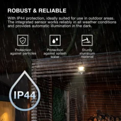 OSRAM Außenstrahler ENDURA FLOOD, weiß, Sensor 30 W 830 IP44