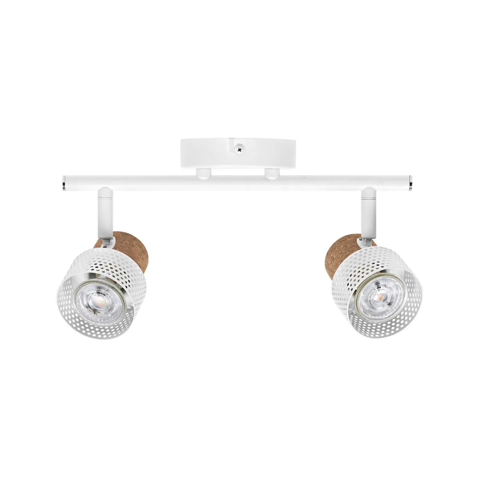 OSRAM Deckenstrahler CORK, weiß, 2 Spots, GU10-LED, 927, dim