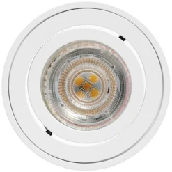 OSRAM Deckenstrahler ROUND, weiß, Ø 8 cm, Metall, GU10