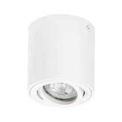 OSRAM Deckenstrahler ROUND, weiß, Ø 8 cm, Metall, GU10