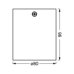 OSRAM Deckenstrahler SQUARE, weiß, 8 x 8 cm, Metall, GU10