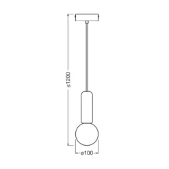 OSRAM Hängeleuchte Decor Concrete Mic, grün, Beton, G9