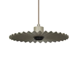 OSRAM Hängeleuchte Decor Plissee, beige, Stahl, E27