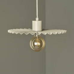 OSRAM Hängeleuchte Decor Plissee, beige, Stahl, E27