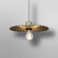 OSRAM Hängeleuchte Decor Plissee, beige, Stahl, E27