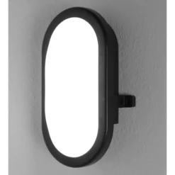 OSRAM LED-Außenwandlampe BULKHEAD, schwarz 11 W Plastik IP54