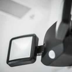 OSRAM LED-Außenwandstrahler DOUBLE, schwarz 2-flg., Batterie