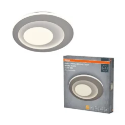 OSRAM LED-Deckenlampe ORBIS SPIRAL CENTRAL LIGHT Ø 40cm grau