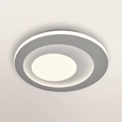 OSRAM LED-Deckenlampe ORBIS SPIRAL CENTRAL LIGHT Ø 40cm grau