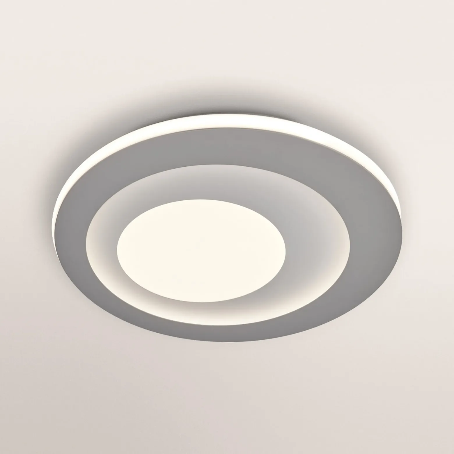 OSRAM LED-Deckenlampe ORBIS SPIRAL CENTRAL LIGHT Ø 40cm grau