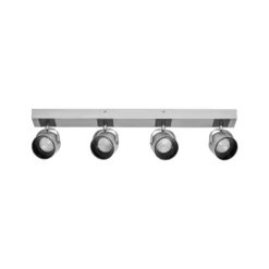 OSRAM LED-Deckenleuchte JUPITER, 4-flammig, silber, Metall