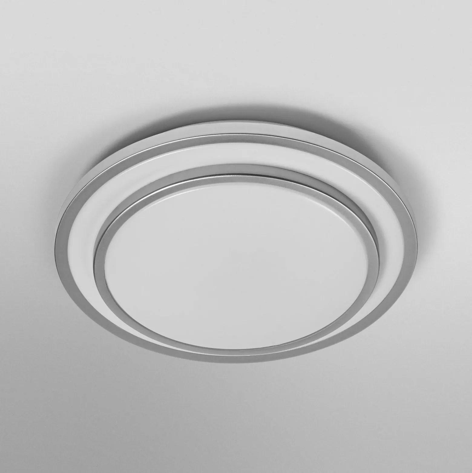 OSRAM LED-Deckenleuchte ORBIS BERLIN, silber, Ø 30 cm Metall