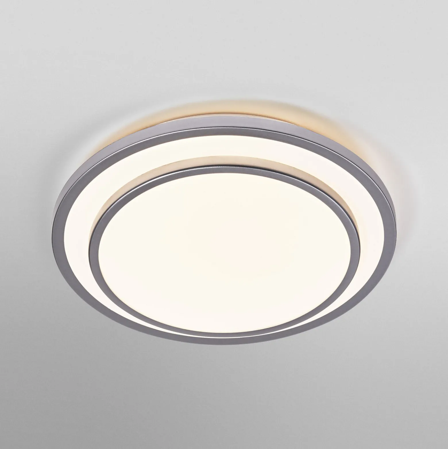 OSRAM LED-Deckenleuchte ORBIS BERLIN, silber, Ø 30 cm Metall