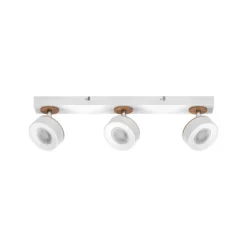 OSRAM LED-Deckenstrahler PLUTO, weiß, 3 Spots Metall 3.000 K